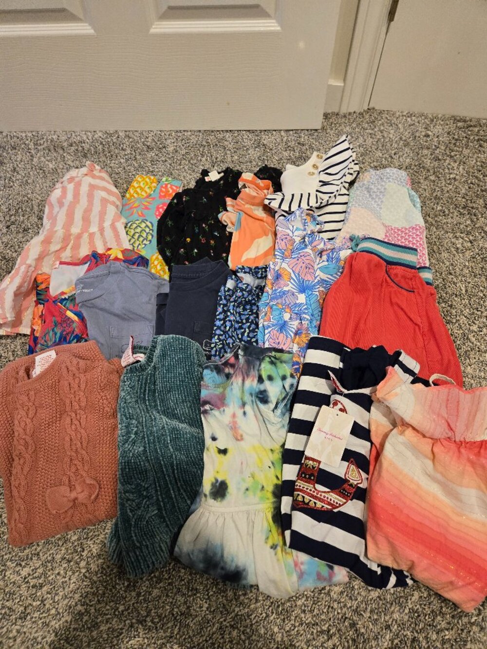 Lot of Girl's Size 4/5 Clothes Crewcuts Tommy Bahama Mini Boden Janie & Jack